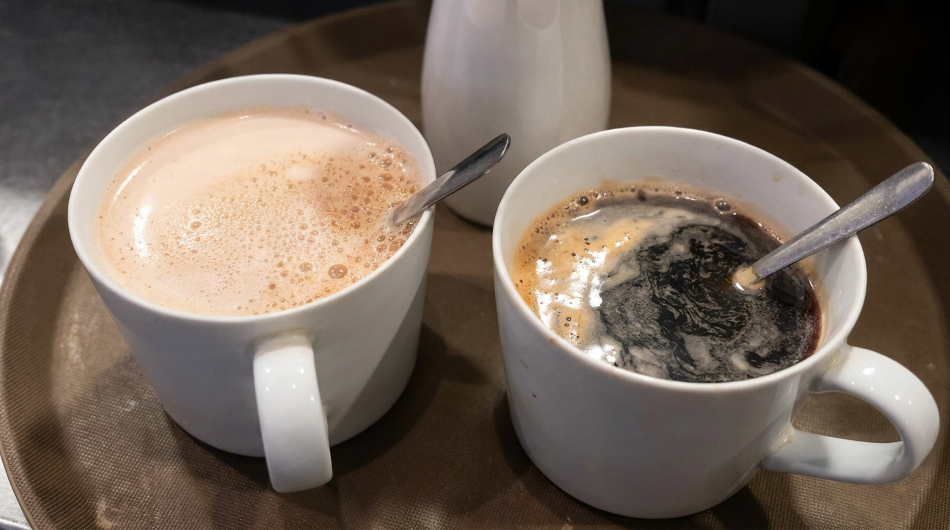 Cortadito and coffee